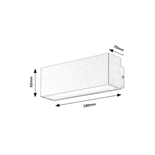 RÁBALUX Mataro 77076 Kültéri fali lámpa IP54 230V, 50Hz
