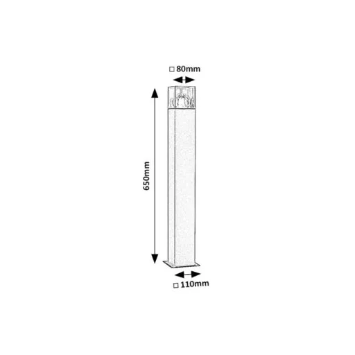 RÁBALUX Loanda 77082 Kültéri állólámpa IP44 230V, 50Hz