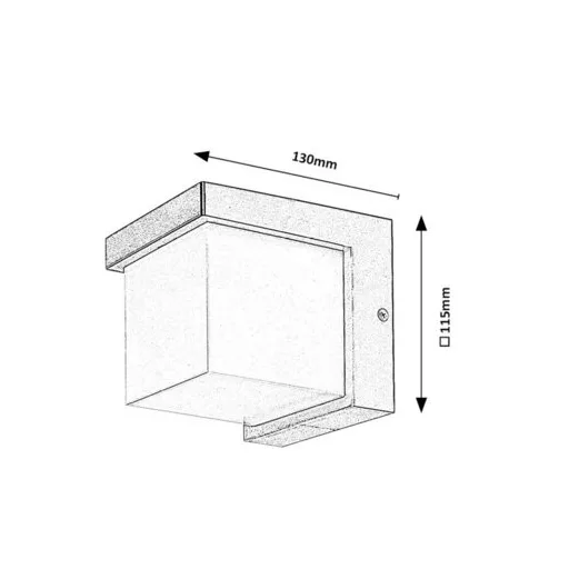 RÁBALUX Andelle 77095 Kültéri fali lámpa IP54 230V, 50Hz