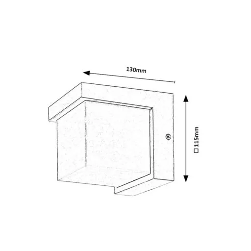 RÁBALUX Andelle 77096 Kültéri fali lámpa IP54 230V, 50Hz