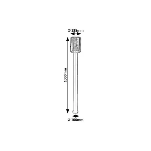 RÁBALUX Tarpa 77108 Kültéri állólámpa IP44 230V, 50Hz