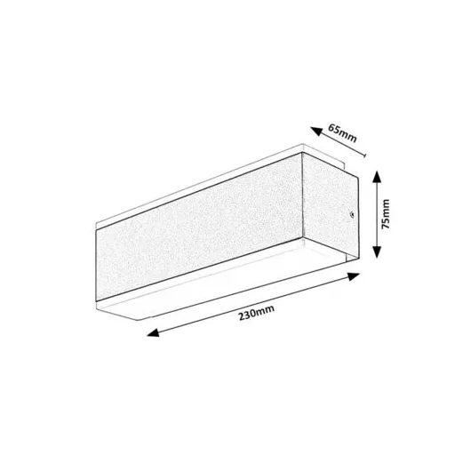 RÁBALUX Mataro 77114 Kültéri fali lámpa IP54 230V, 50Hz