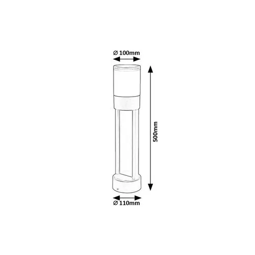 RÁBALUX Leitha 77131 Kültéri állólámpa IP44 230V, 50Hz