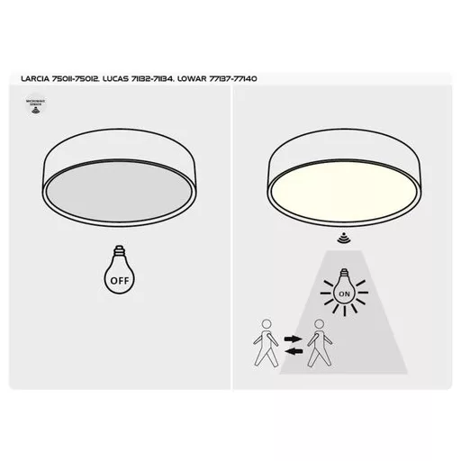 RÁBALUX Lowar 77140 Kültéri mennyezeti lámpa IP44 230V, 50Hz
