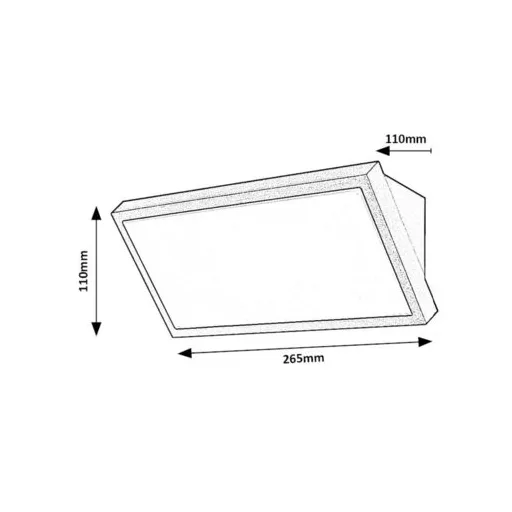 RÁBALUX Rapla2 77150 Kültéri fali lámpa IP65 230V, 50Hz