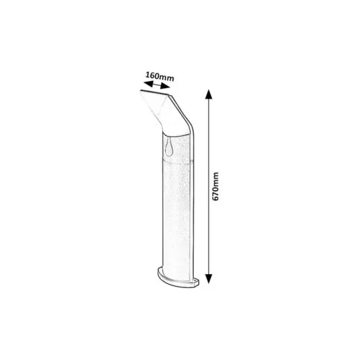RÁBALUX Tolna 77173 Kültéri állólámpa IP54 230V, 50Hz
