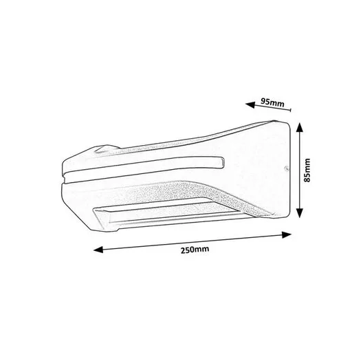 RÁBALUX Kobarid 77174 Kültéri fali lámpa IP54 230V, 50Hz