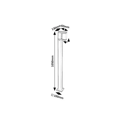 RÁBALUX Cubbington 77184 Kültéri állólámpa IP54 230V, 50Hz