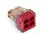 ELMARK 773604 WAGO 773 CONNECTOR, 4 RIGID CONDUCTORS 1,5-4 MM2