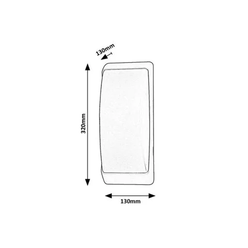 RÁBALUX Opole 7797 Kültéri fali lámpa IP65 230V, 50Hz