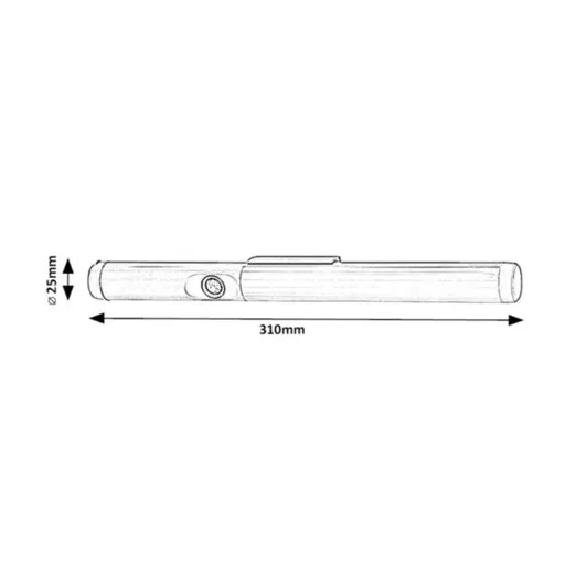 RÁBALUX Rakar 78031 Pultmegvilágító lámpa IP20 DC 3.7V