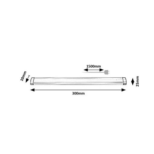 RÁBALUX Lendva 78036 Pultmegvilágító lámpa IP20 DC 12V