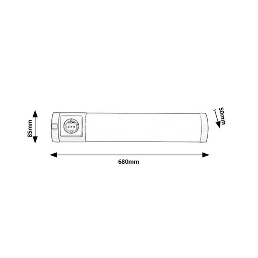 RÁBALUX Soft2 78056 Pultmegvilágító lámpa IP20 230V, 50Hz