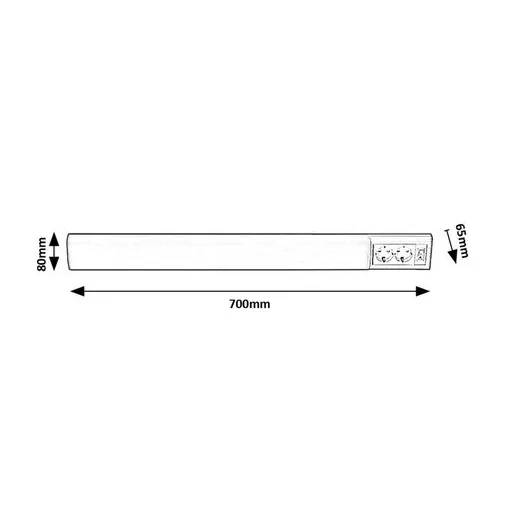 RÁBALUX Bath2 78065 Pultmegvilágító lámpa IP20 230V, 50Hz