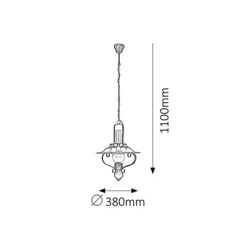 RÁBALUX Enna 7870 Csillár IP20 230V, 50Hz