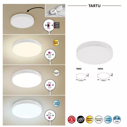 RÁBALUX Tartu 7894 Kültéri mennyezeti lámpa IP44 230V, 50Hz