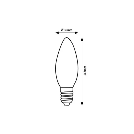 RÁBALUX Filament-LED 79012 LED Filament IP20 230V, 50Hz