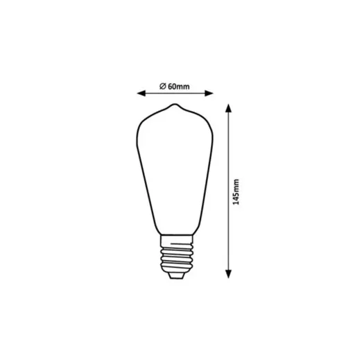 RÁBALUX Filament-LED 79028 LED izzó IP20 230V, 50Hz