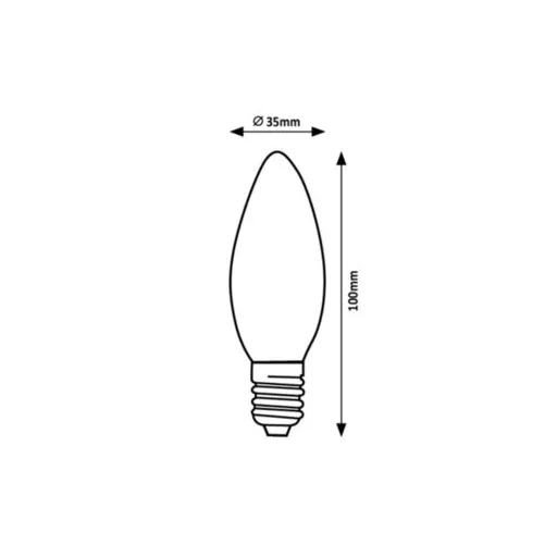 RÁBALUX Filament-LED 79046 LED izzó IP20 230V, 50Hz
