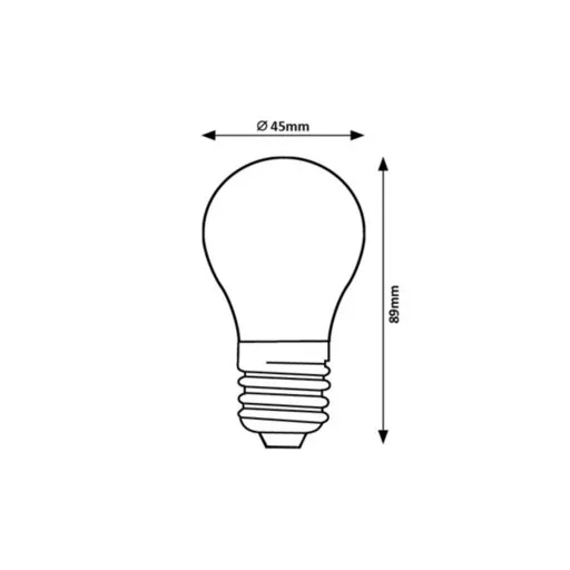 RÁBALUX SMD-LED 79054 LED izzó IP20 230V, 50Hz