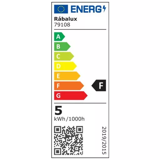 RÁBALUX SMD-LED 79108 LED izzó IP20 230V, 50Hz