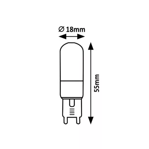 RÁBALUX SMD-LED 79124 LED izzó IP20 230V, 50Hz