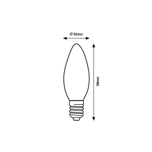 RÁBALUX Filament-LED 79126 LED Filament IP20 230V, 50Hz