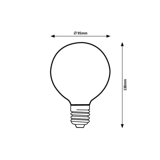 RÁBALUX Filament-LED 79148 LED Filament IP20 230V, 50Hz