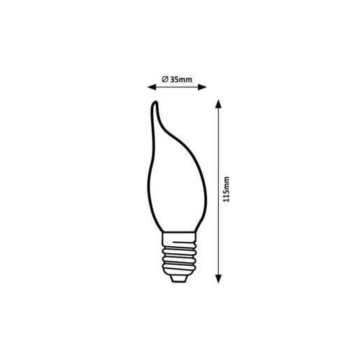 RÁBALUX Filament-LED 79149 LED Filament IP20 230V, 50Hz
