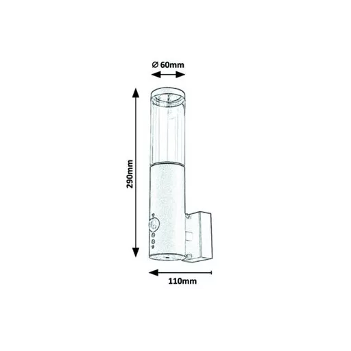 RÁBALUX Katowice 7915 Kültéri fali lámpa IP44 230V, 50Hz