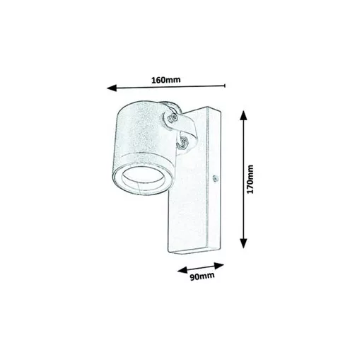 RÁBALUX Elva 7929 Kültéri fali lámpa IP44 230V, 50Hz