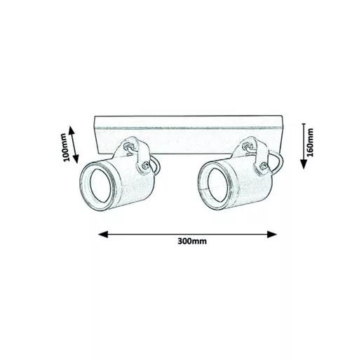RÁBALUX Elva 7930 Kültéri fali lámpa IP44 230V, 50Hz