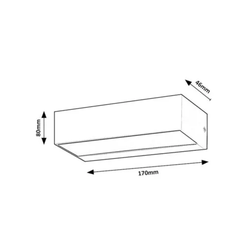RÁBALUX Halden 7935 Kültéri fali lámpa IP65 230V, 50Hz