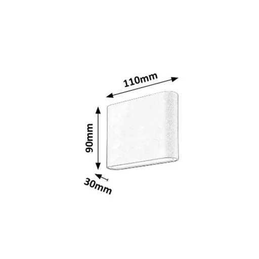 RÁBALUX Nesna 7951 Kültéri fali lámpa IP54 230V, 50Hz