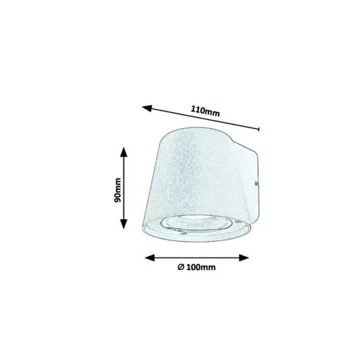RÁBALUX Mandal 7960 Kültéri fali lámpa IP54 230V, 50Hz