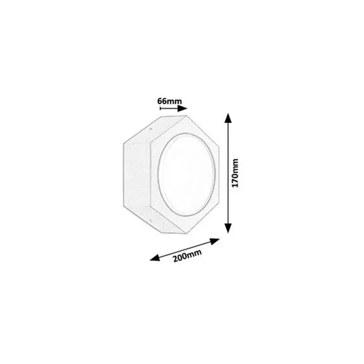 RÁBALUX Avola 7964 Kültéri fali lámpa IP54 230V, 50Hz