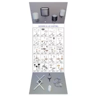 ELMARK 800510 ADVERTISING STAND- 01 MODERN LUX