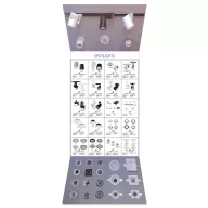 ELMARK 800518 ADVERTISING STAND- 09 SPOTLIGHTS