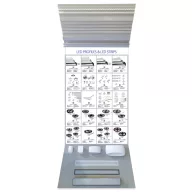 ELMARK 800520 ADVERTISING STAND- 11 LED PROFILES LED STRIPS