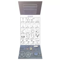 ELMARK 800526 ADVERTISING STAND- 17 LED BULBS-2