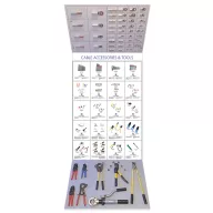 ELMARK 800534 ADVERTISING STAND- 25 CABLE ACCESSOIRES TOOLS