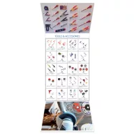 ELMARK 800535 ADVERTISING STAND- 26 TOOLS ACCESSORIES