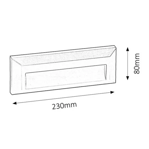 RÁBALUX Pueblo 8011 Kültéri beépíthető lámpa IP65 230V, 50Hz
