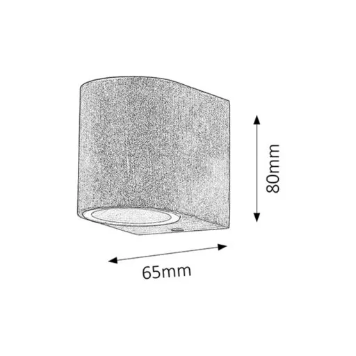 RÁBALUX Chile 8018 Kültéri fali lámpa IP44 230V, 50Hz