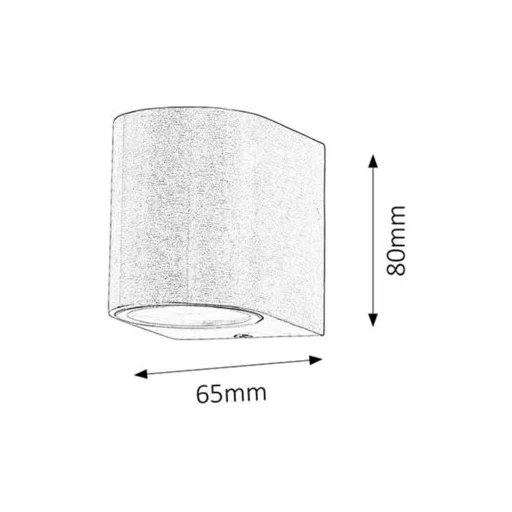 RÁBALUX Chile 8020 Kültéri fali lámpa IP44 230V, 50Hz