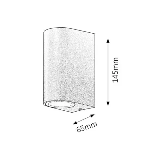 RÁBALUX Chile 8030 Kültéri fali lámpa IP44 230V, 50Hz