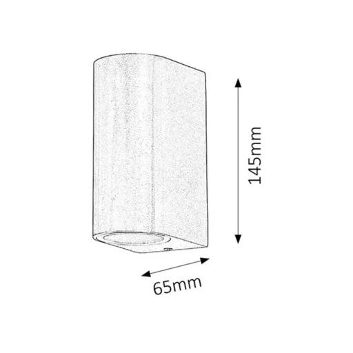 RÁBALUX Chile 8034 Kültéri fali lámpa IP44 230V, 50Hz