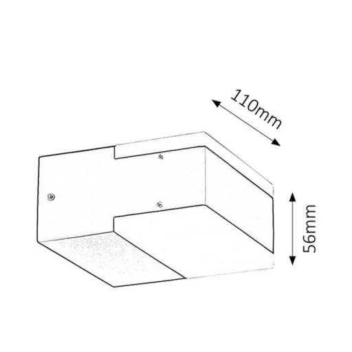 RÁBALUX Bona 8060 Kültéri fali lámpa IP54 230V, 50Hz