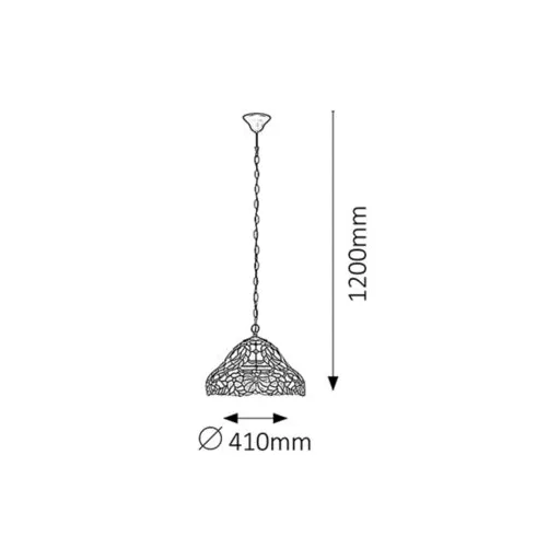 RÁBALUX Mirella 8086 Csillár IP20 230V, 50Hz