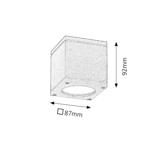 RÁBALUX Akron 8149 Kültéri mennyezeti lámpa IP54 230V, 50Hz